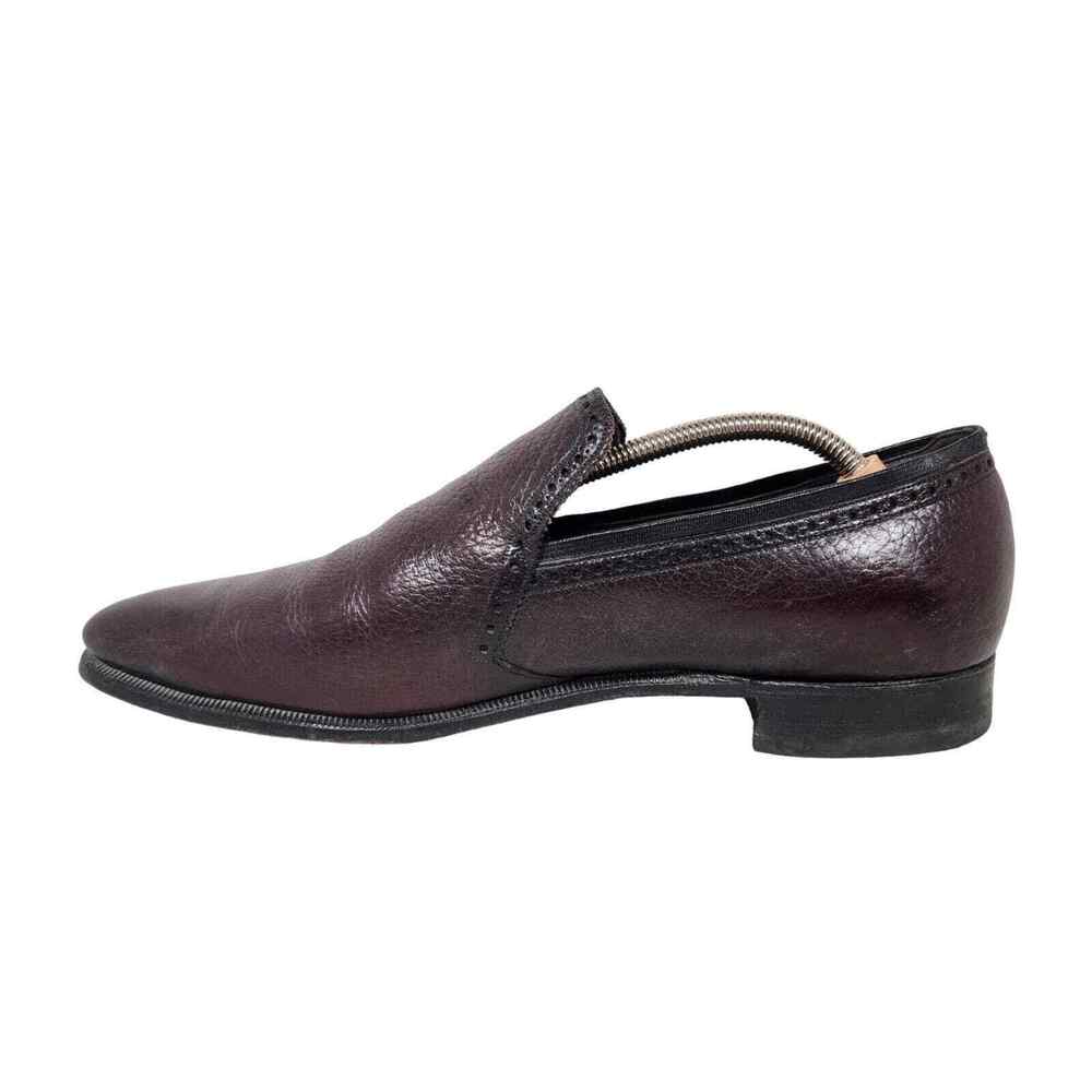 VINTAGE FREEMAN BOOTMAKERS GUILD BROWN SLIP-ONS SIZE 11C - Picture 5 of 10